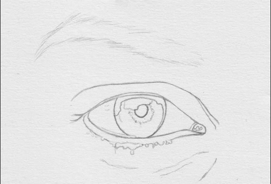 Kreslenie oka  Kreslenie ľudského oka. Kreslenie oka Obrazok1