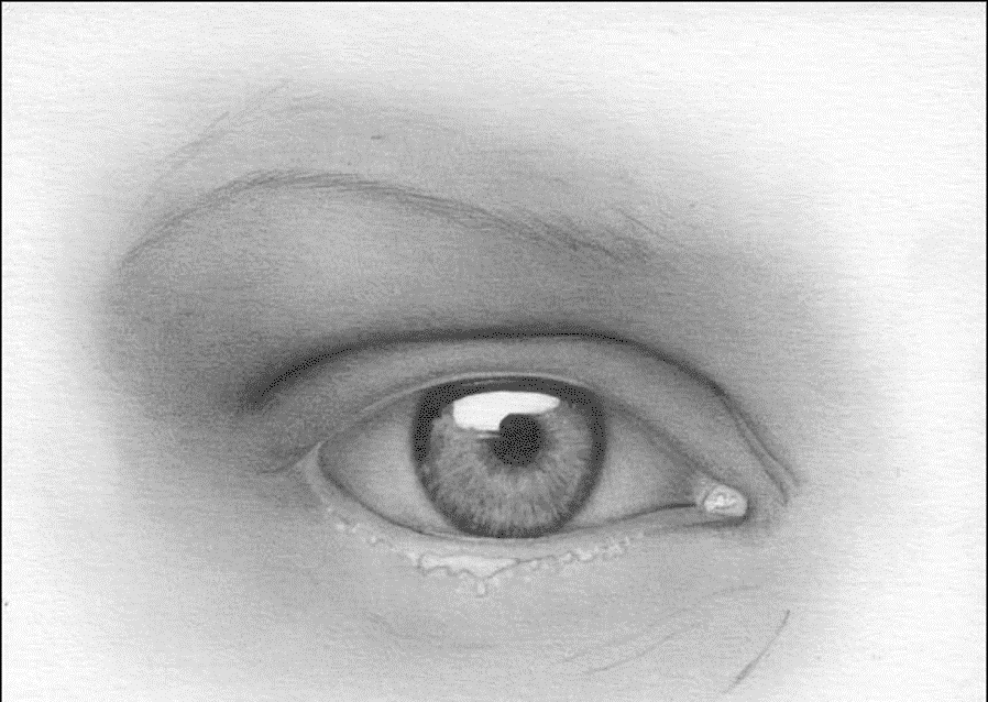 Kreslenie oka  Kreslenie ľudského oka. Kreslenie oka Obrazok10