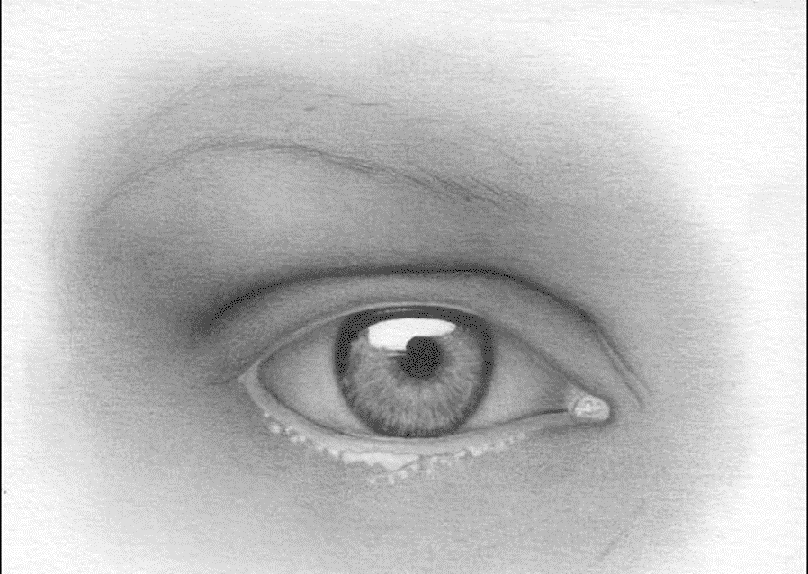 Kreslenie oka  Kreslenie ľudského oka. Kreslenie oka Obrazok11