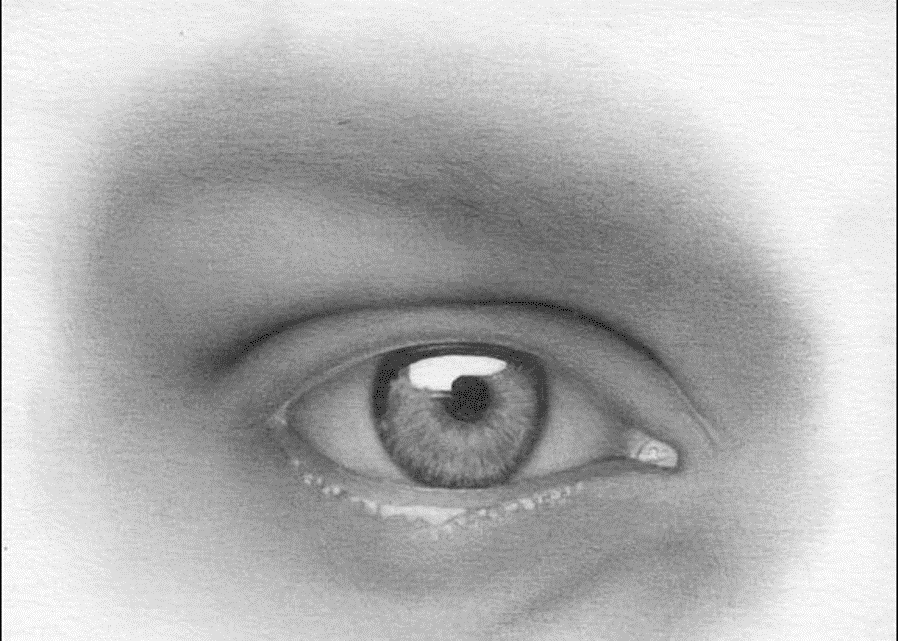 Kreslenie oka  Kreslenie ľudského oka. Kreslenie oka Obrazok12