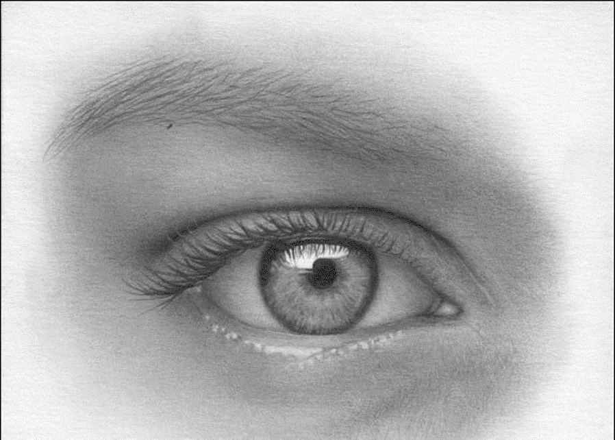 Kreslenie oka  Kreslenie ľudského oka. Kreslenie oka Obrazok14