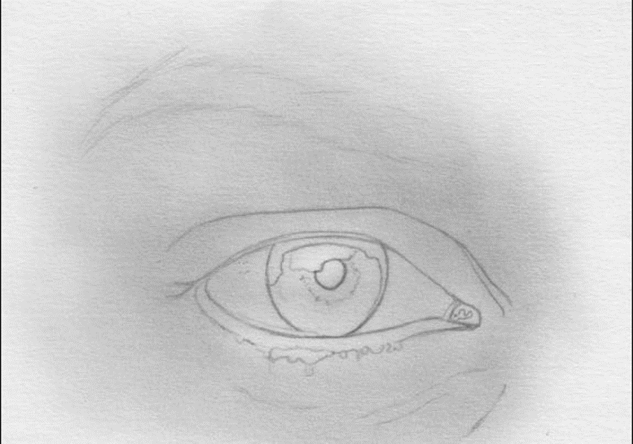 Kreslenie oka  Kreslenie ľudského oka. Kreslenie oka Obrazok3