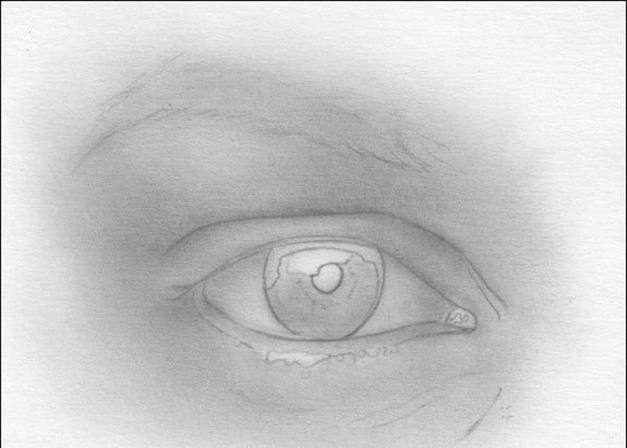 Kreslenie oka  Kreslenie ľudského oka. Kreslenie oka Obrazok4