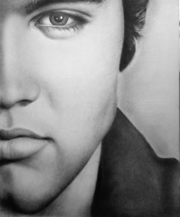 Portrét Elvis Presley A2